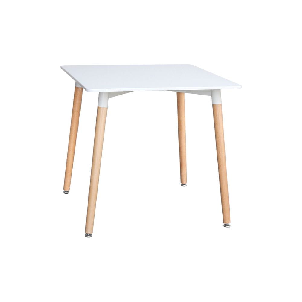 IDEA nábytok Jedálenský stôl 80x80 UNO biely